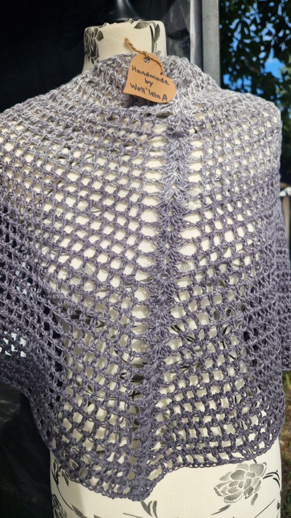 Tuch Lovely grey – Bild 2