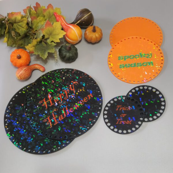 Körbchenboden Halloween Special Ø15cm (für dicke Wolle) – Bild 2