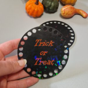 Körbchenboden Halloween Special Ø 10 cm (für dicke Wolle)