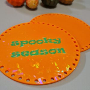 Körbchenboden Halloween Special Ø15cm (für dicke Wolle)