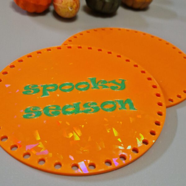 Körbchenboden Halloween Special Ø15cm (für dicke Wolle)