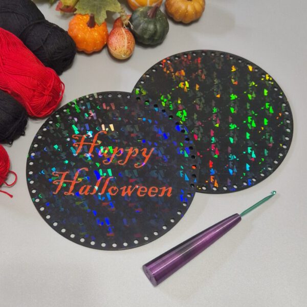 Körbchenboden Halloween Special Ø20cm (für dicke Wolle) – Bild 5