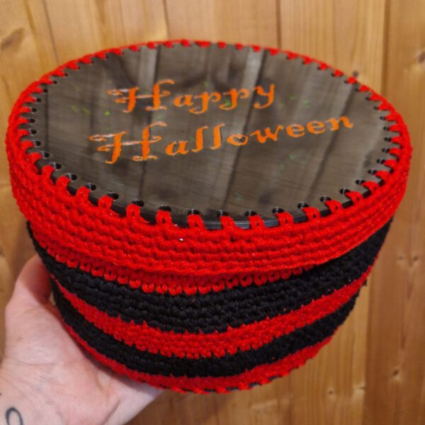 Körbchenboden Halloween Special Ø20cm (für dicke Wolle) – Bild 6