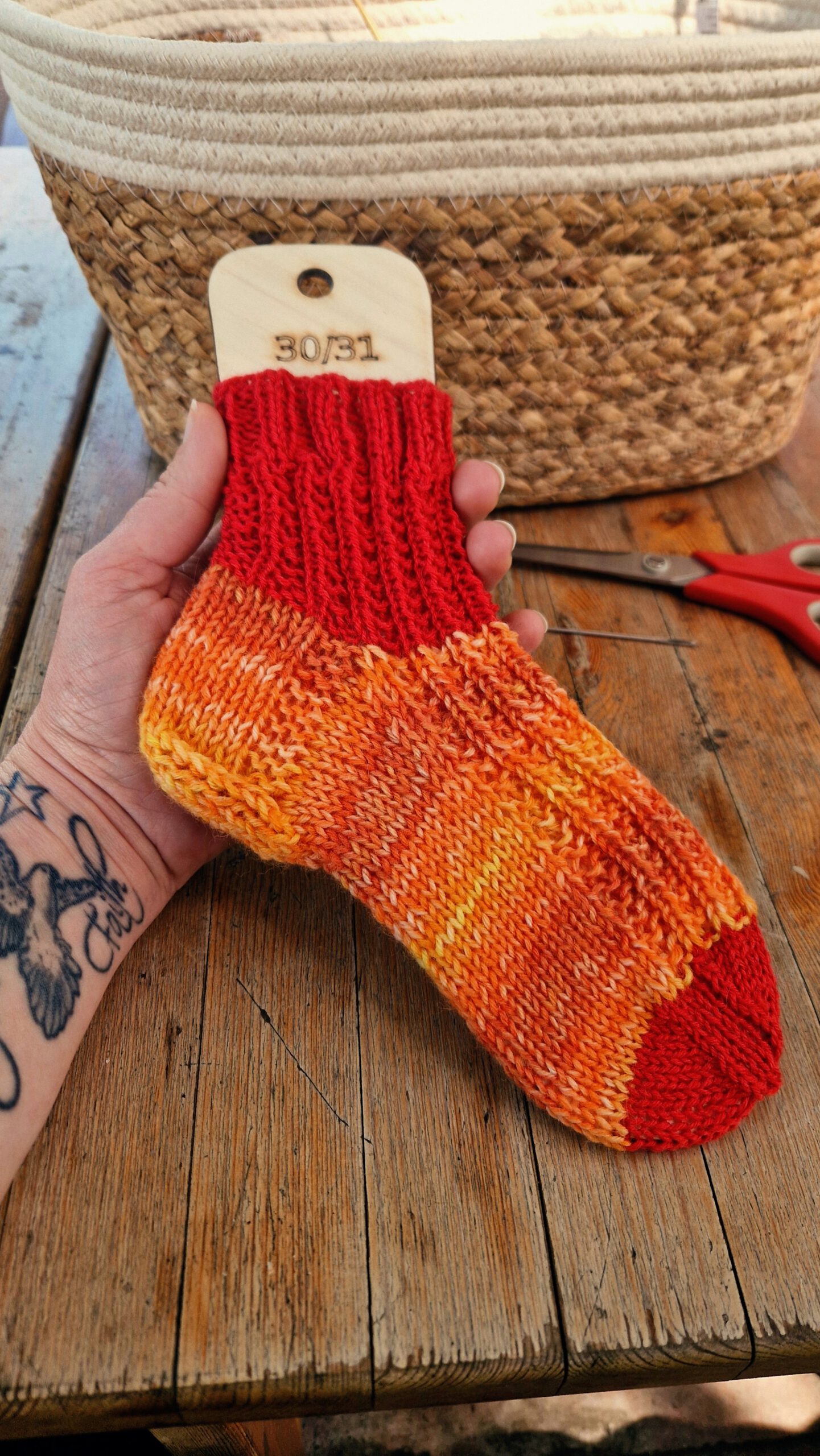 Wunsch-Socken in Auftrag geben